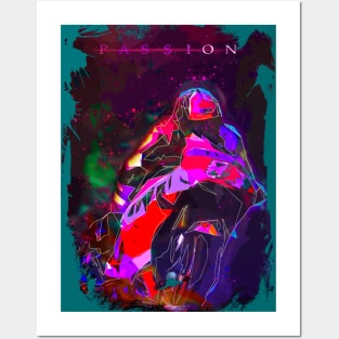 Motorcycle Passion I Posters and Art